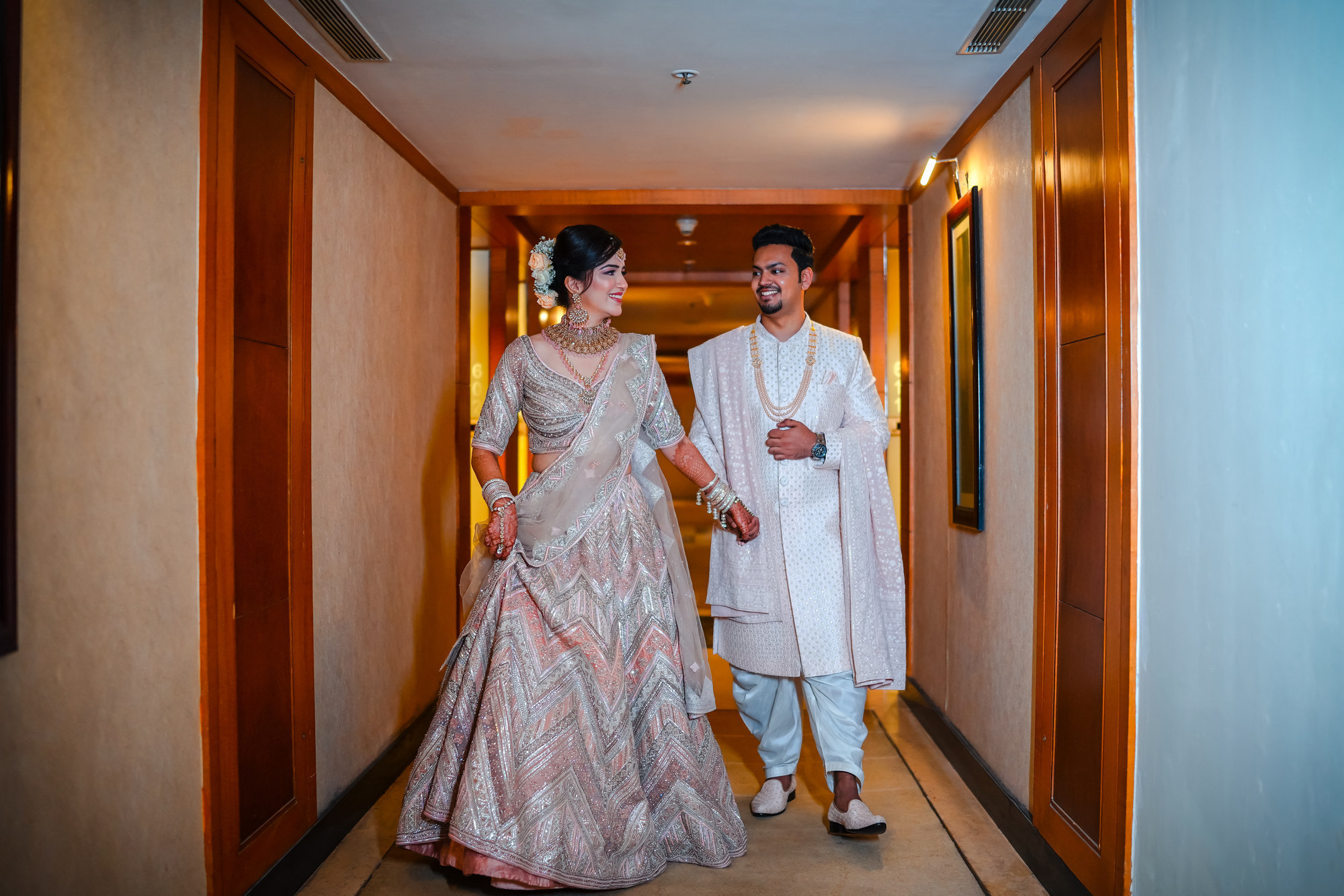 Couple embracing — pre-wedding